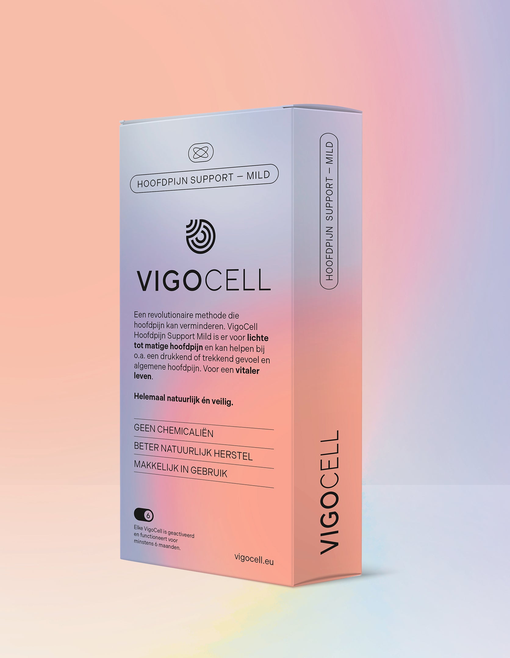 VigoCell Hoofdpijn Support Mild productverpakking