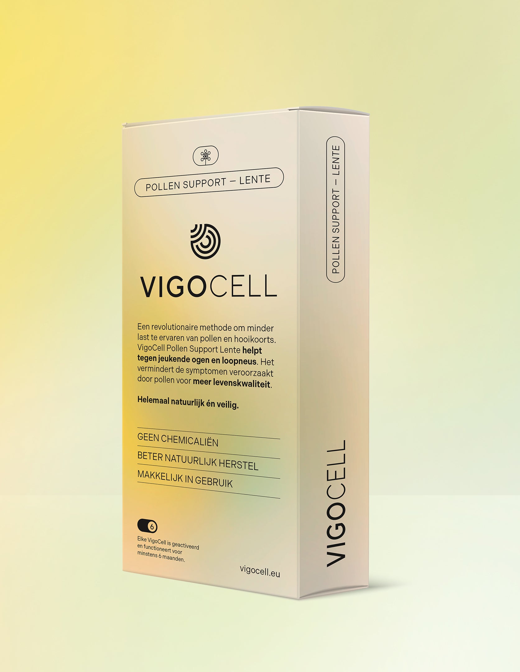 VigoCell Pollen Support Lente verpakking